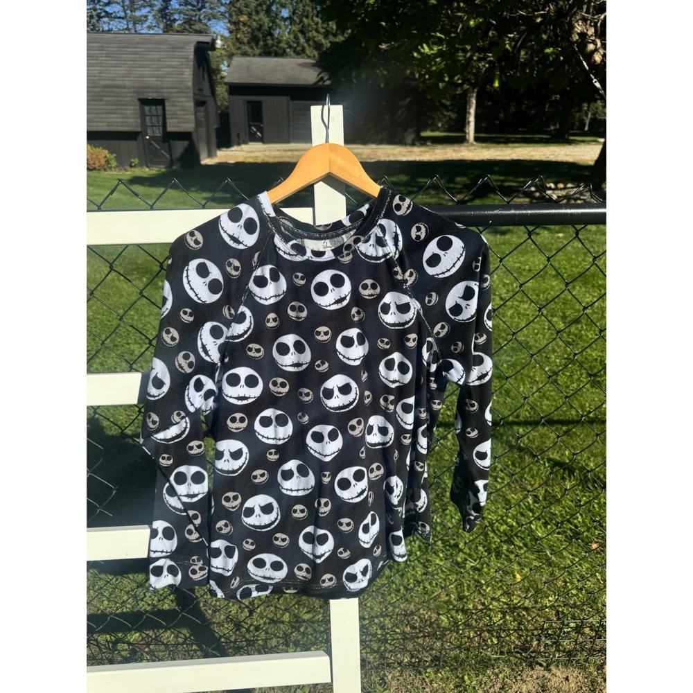 Disney Nightmare Before Christmas Jack Skellington Women's Pajama Set Size S 4-6